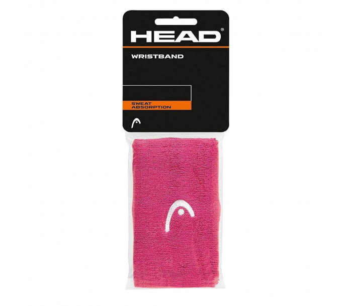 Напульсники HEAD 5" ширина 12,7см, 90% нейлон, 10% эластан, розовый